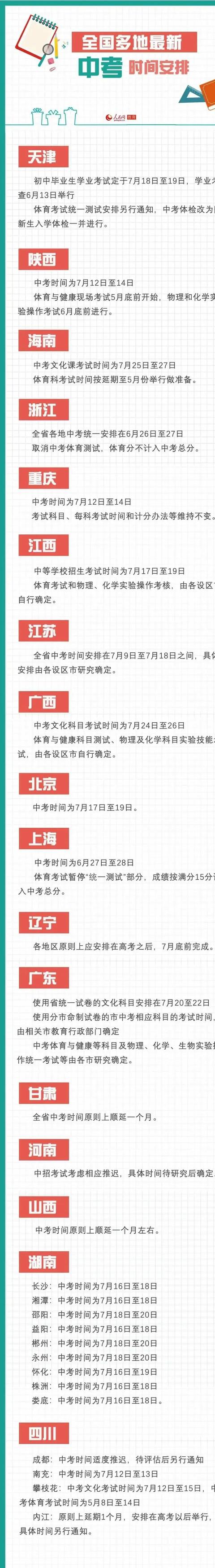 17省公布中考时间，中考到最后，拼的不是实力，是这些！