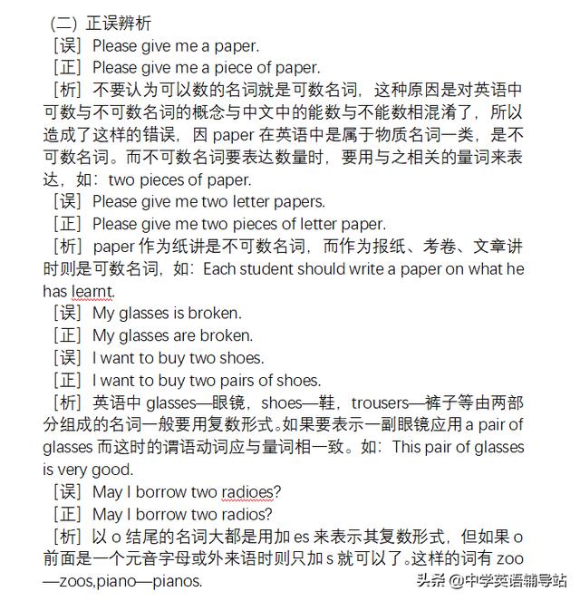2020初中英语中考复习资料大全(速来领取)