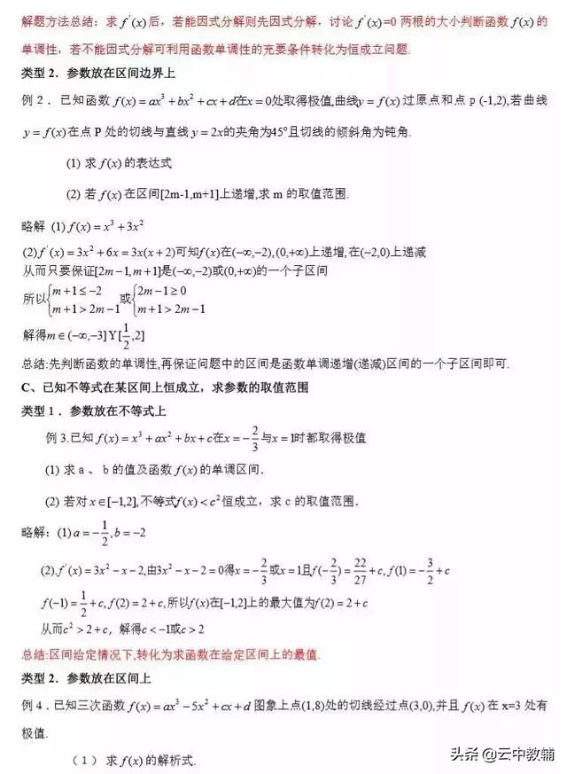 高考数学常考知识点+题型汇总，数学成绩差是因为没掌握这些