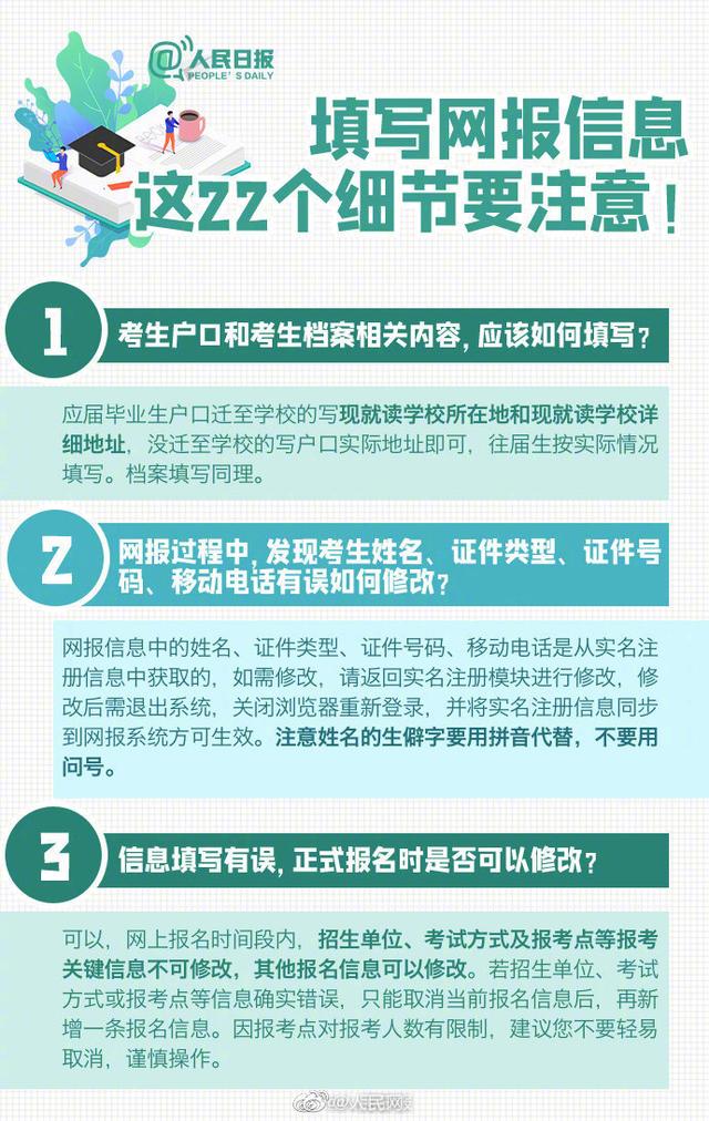 2021考研报名今日启动,这些细节请注意