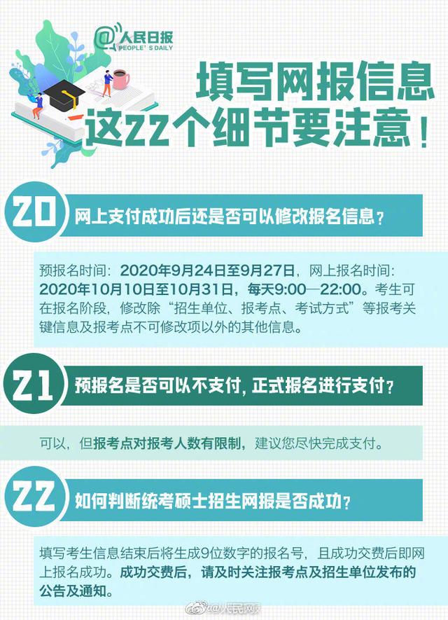 2021考研报名今日启动，这些细节请注意