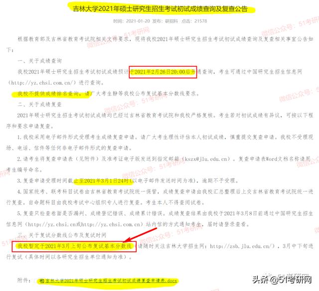 21考研初试成绩公布预告!国家线公布时间最新消息!阅卷进度
