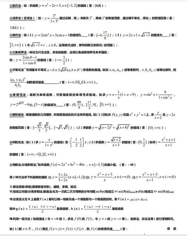 2021高考试数学:130个破题解析(知识+方法+例题)