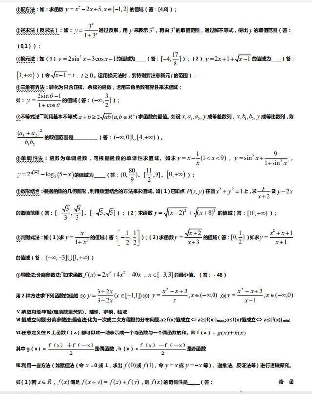 2021高考试数学：130个破题解析(知识+方法+例题)