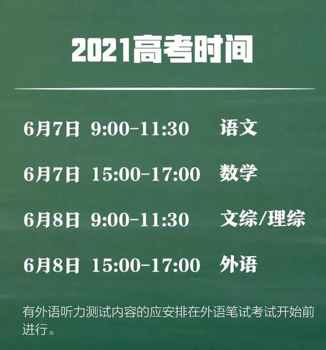 2021年全国高考时间敲定，今年高考还有这些亮点