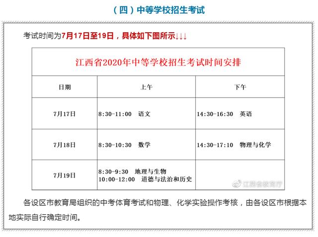 多地明确中考时间!