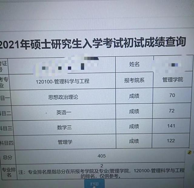 412分才排专业第十?最新院校考研初试成绩更新汇总