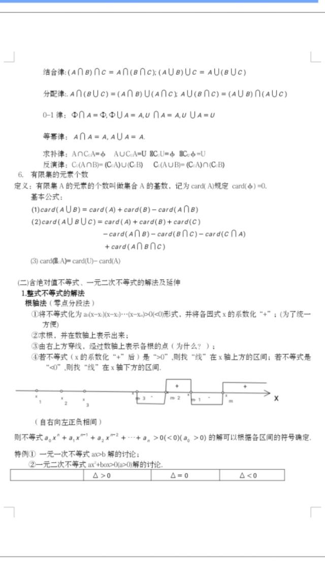 2020高考数学知识点汇总及解题思路,学霸在用,建议收藏