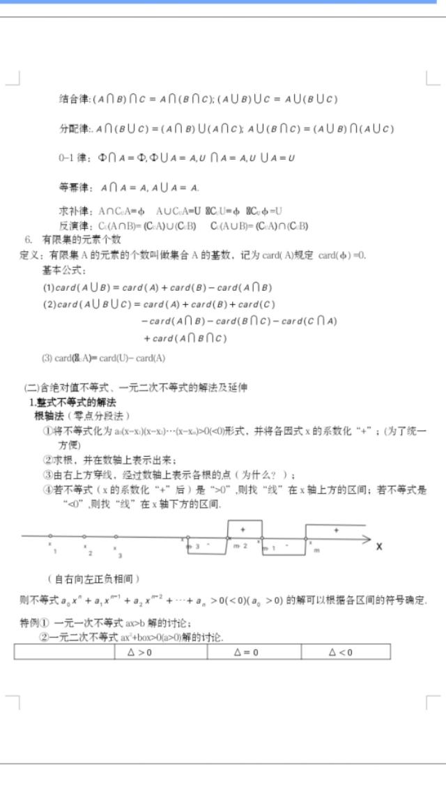 2020高考数学知识点汇总及解题思路，学霸在用，建议收藏