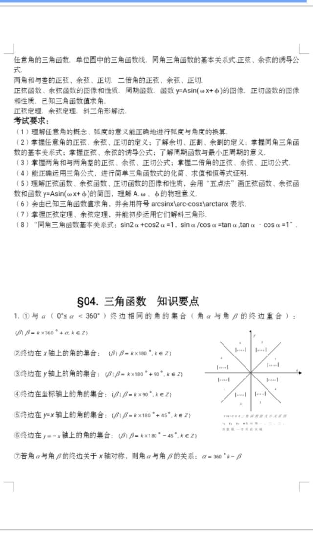 2020高考数学知识点汇总及解题思路,学霸在用,建议收藏