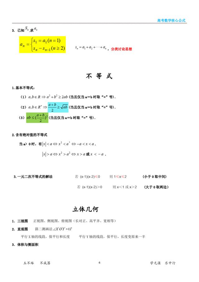 2021年高考数学复习讲义,专题知识整理,别再傻背教材了