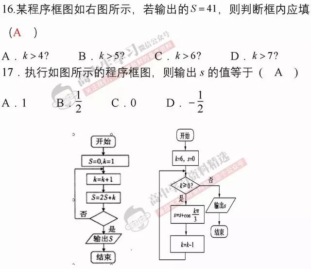 高考数学冲刺110道题精选