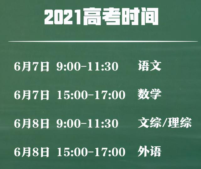 2021年高考时间定了，今年有这些新变化，应届考生要做好准备