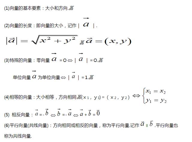 高中数学重要知识点，高考数学必考知识点总结