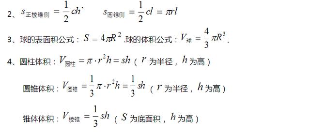 高中数学重要知识点，高考数学必考知识点总结