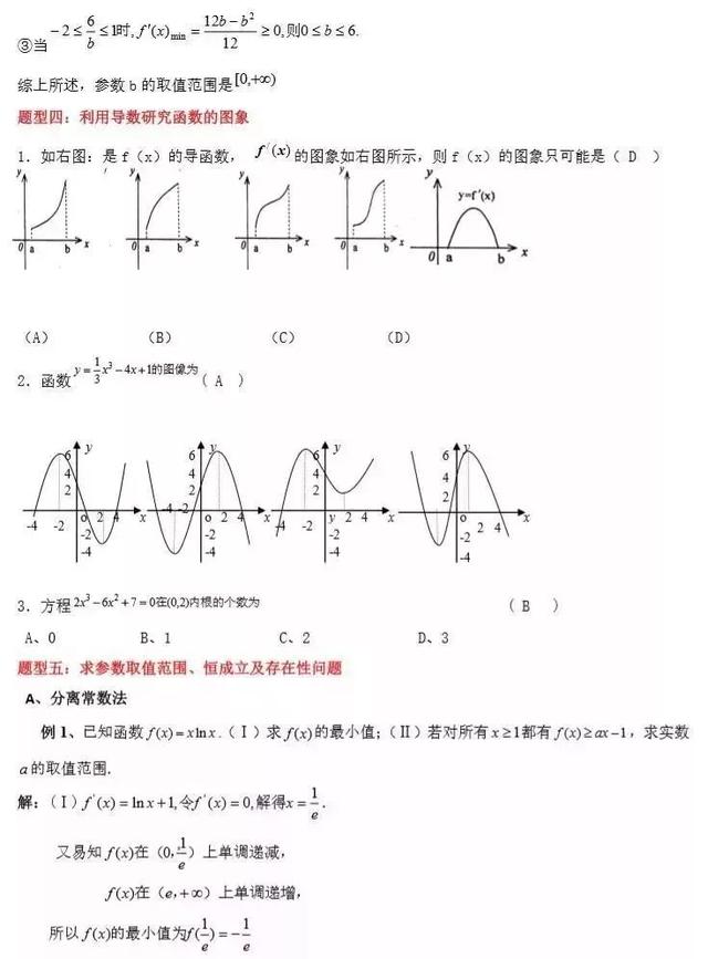 2021高三二轮复习必读：高考数学常考知识点及题型大汇总