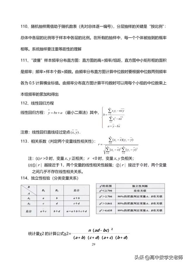 2020年高考数学知识点大全(理138个/文120个), 逆袭孩子请进!