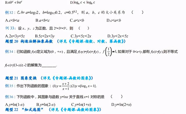 2021高考数学必考题型总结，475道母题，再笨也能逆袭