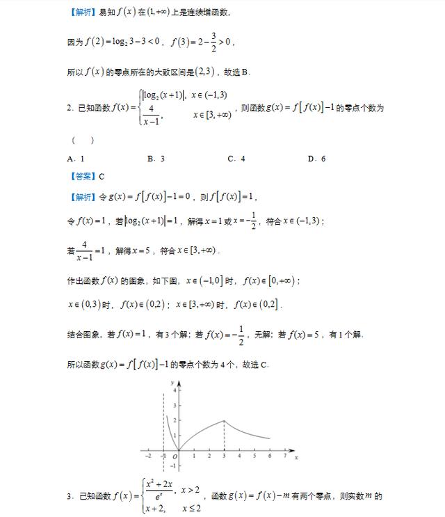 北大学姐原创：2021高考数学复习重点知识点专练（详细解析）