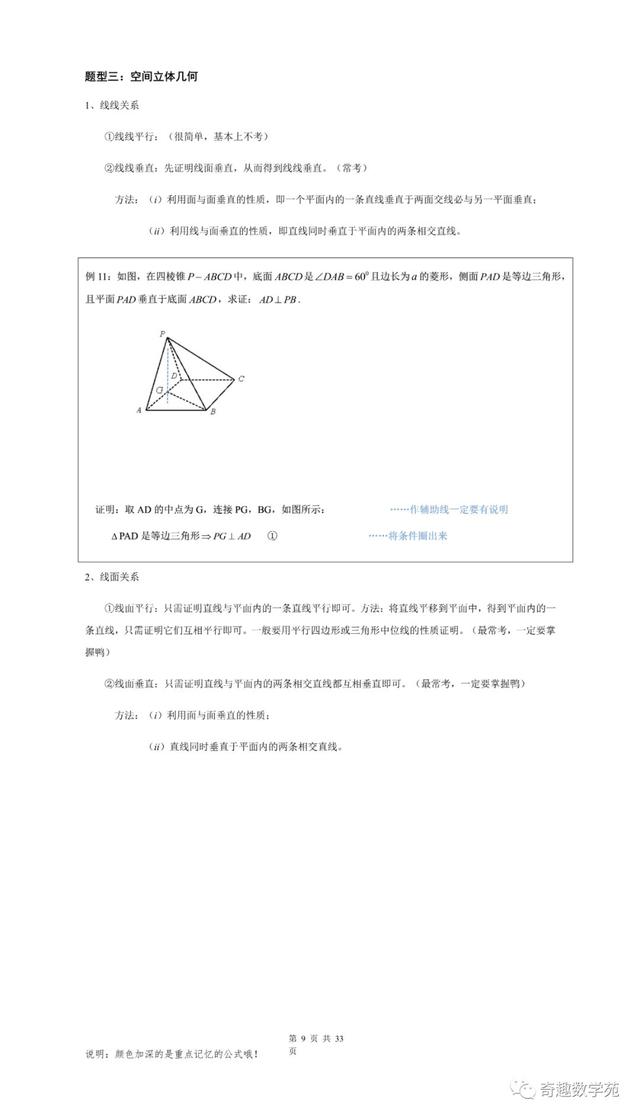 2020高考数学各题型答题模板！仓里有粮，心中不慌