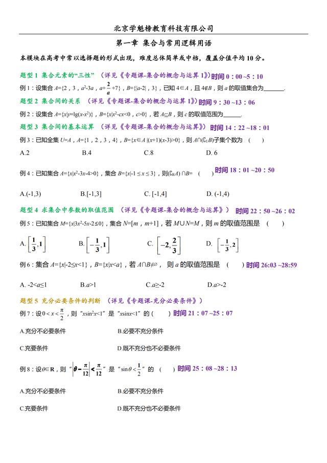 高考数学备考建议，这份必考题型清单，想要快速提分抓紧看