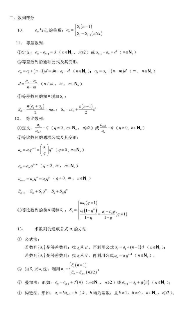 2021高考数学最重要的100个核心考点大汇总（超级详细）