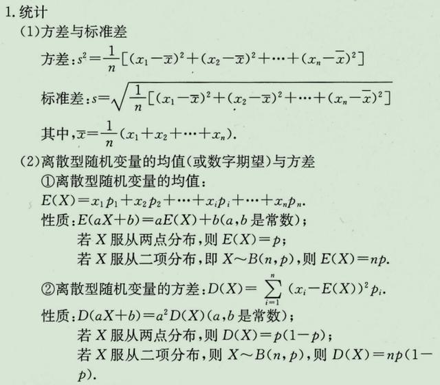 高考数学必背公式整理