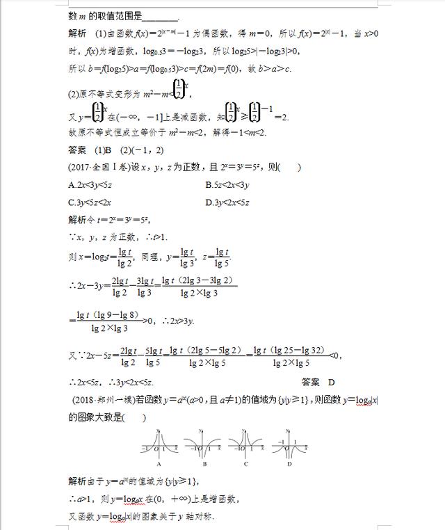 2021高考数学必考重难点题型归纳(详细试题解析)转给孩子