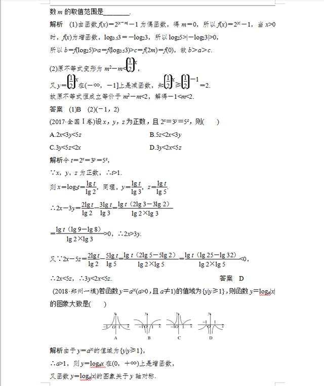 2021高考数学必考重难点题型归纳（详细试题解析）转给孩子