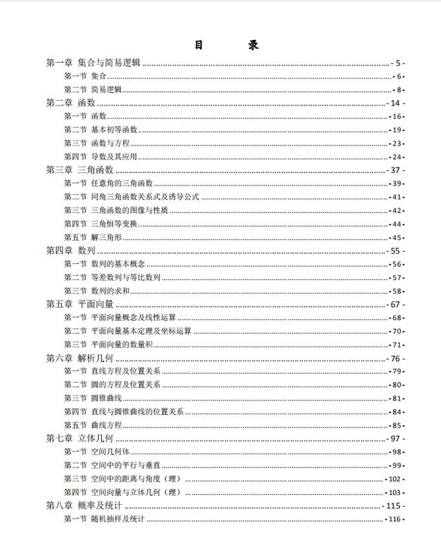 2021高考数学知识清单+3年真题汇编+命题规律分析（详解）