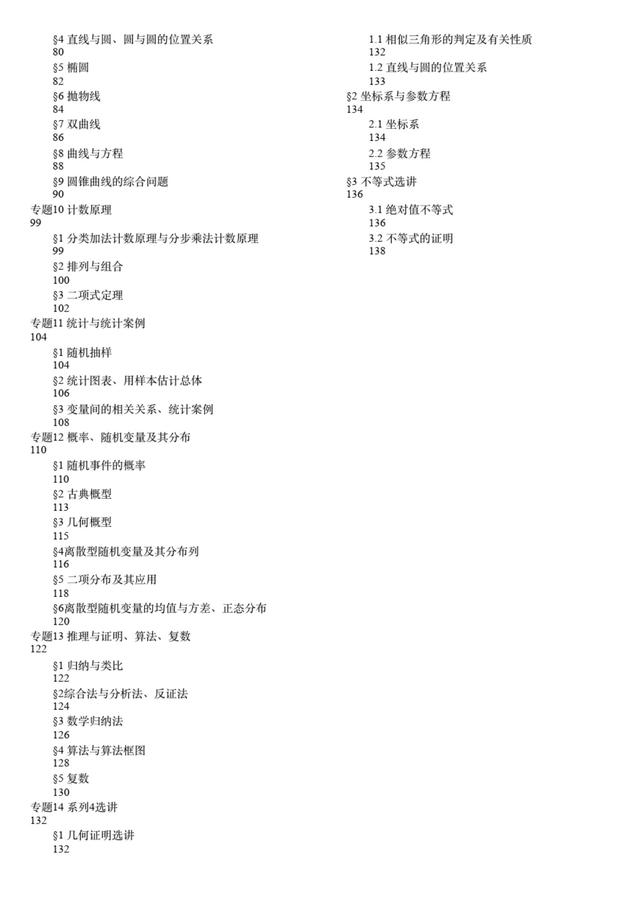 2021届高考数学总复习,成绩不下120分的复习资料,超实用