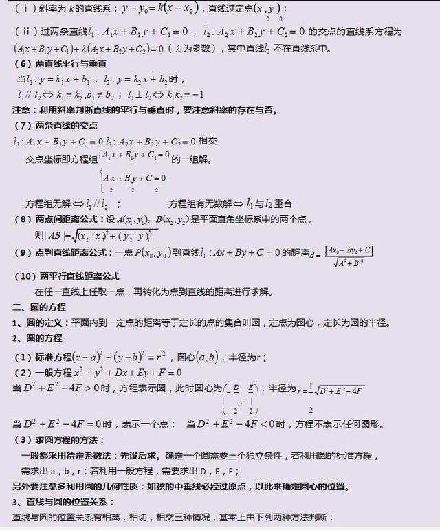 高考数学满分知识点，三年必修全搞定（独家绝密），快收藏起来